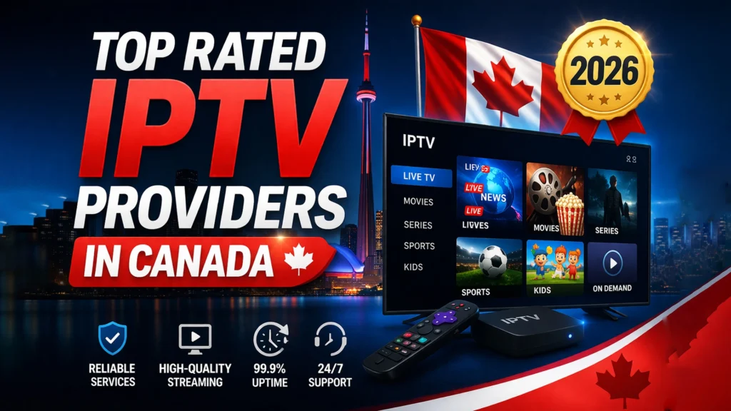 Top rated IPTV providers in Canada