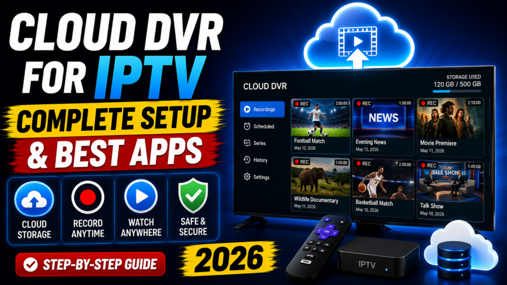 Cloud DVR for IPTV Complete Setup and Best Apps (2026)