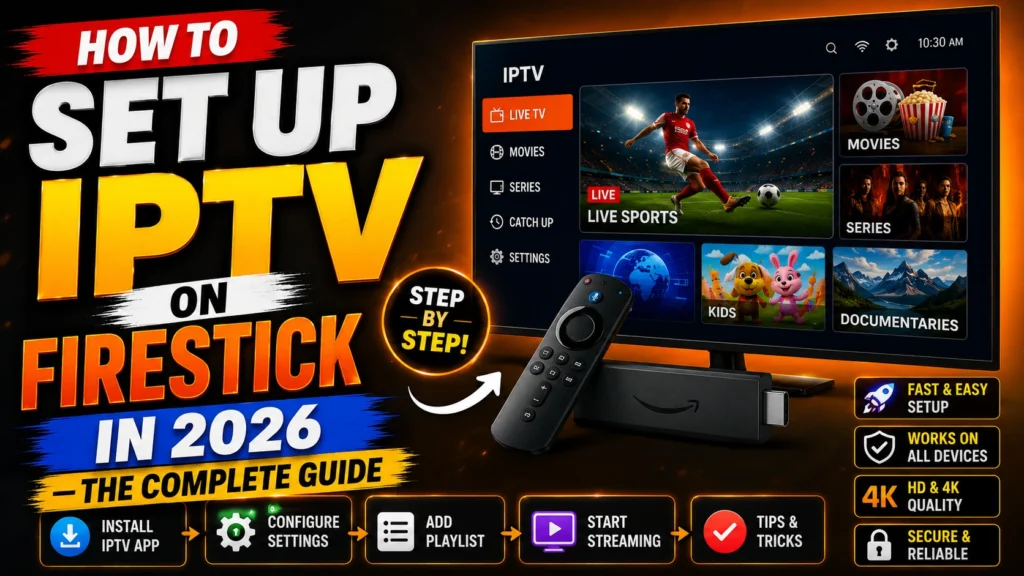 How to Set Up IPTV on Firestick in 2026 — The Complete Guide 4 How to Set Up IPTV on Firestick in 2026