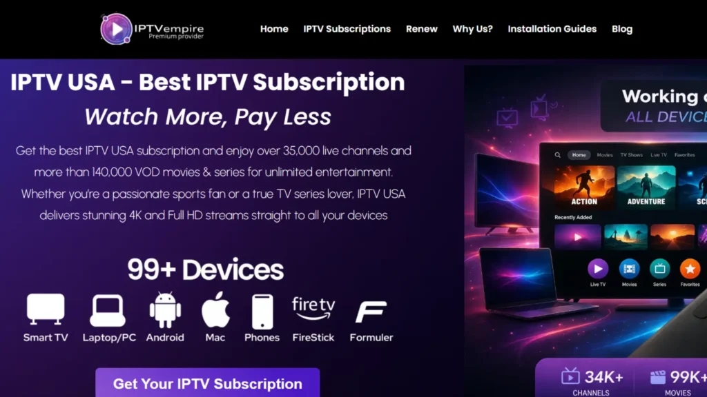 Cheap IPTV Subscription in 2026: 9 Real Providers We Tested and Compared 7 IPTV Empire carries the largest combined channel and VOD library