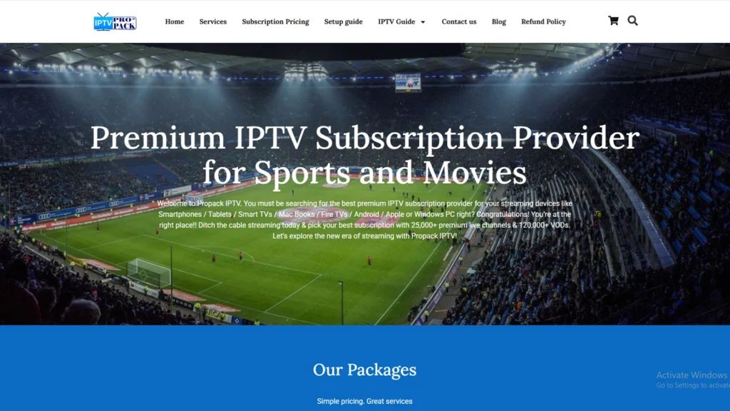 Propack IPTV — Best Cheap IPTV for 4K and 8K Content