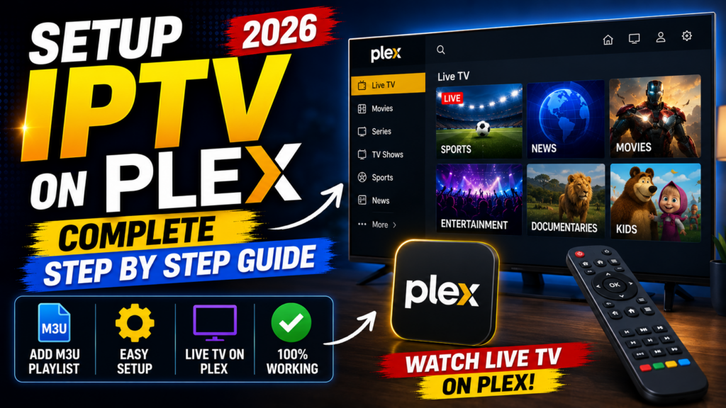 Setup IPTV on Plex in 2026: Complete Step by Step Guide 8 Setup IPTV on Plex in 2026: Complete Step by Step Guide