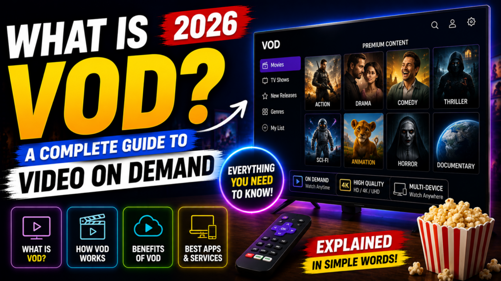 What Is VOD? A Complete Guide to Video on Demand in 2026 7 What Is VOD A Complete Guide to Video on Demand in 2026